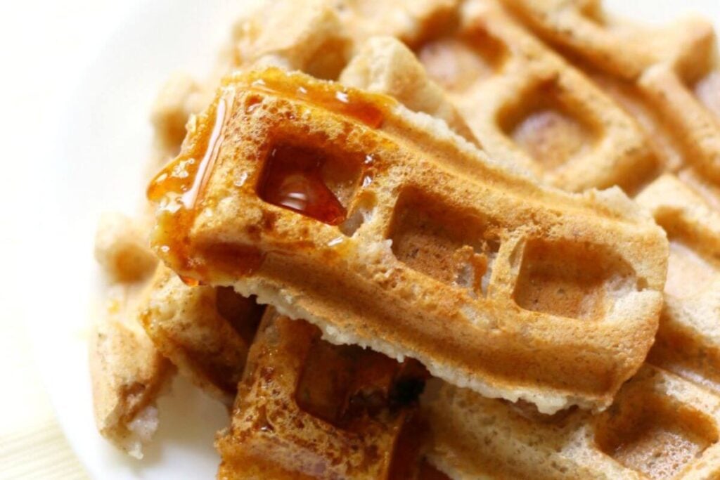 Applesauce Waffles by Strength and Sunshine