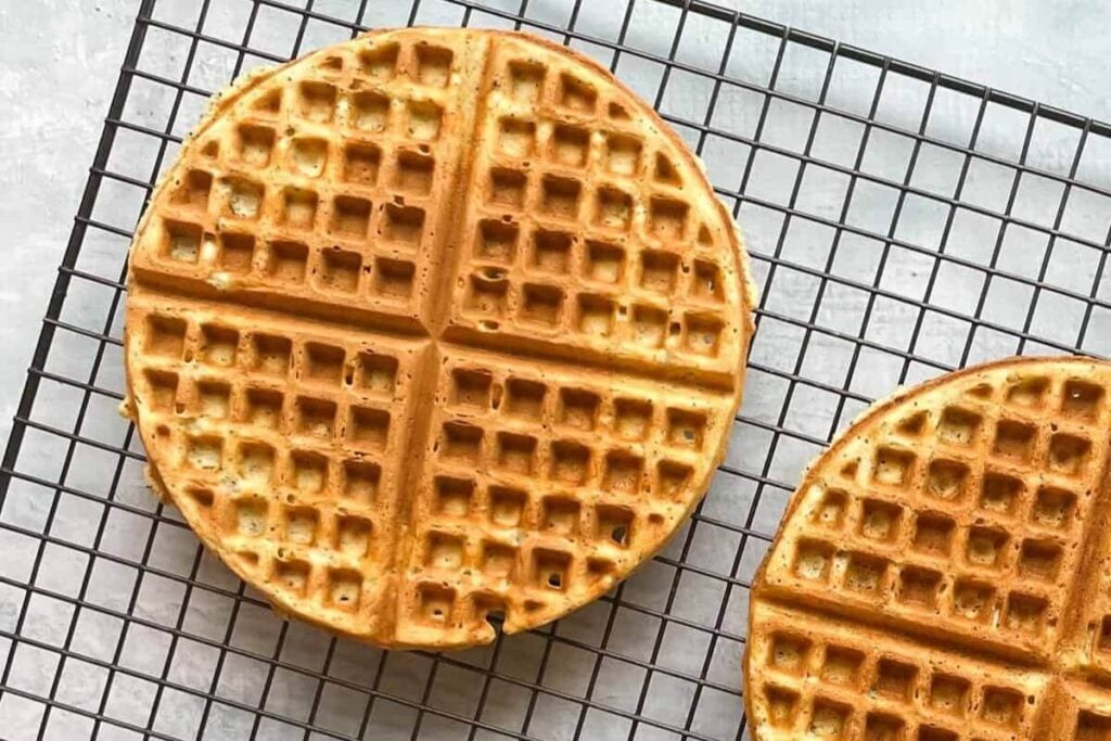 Orange Waffles by Ugly Duckling Bakery