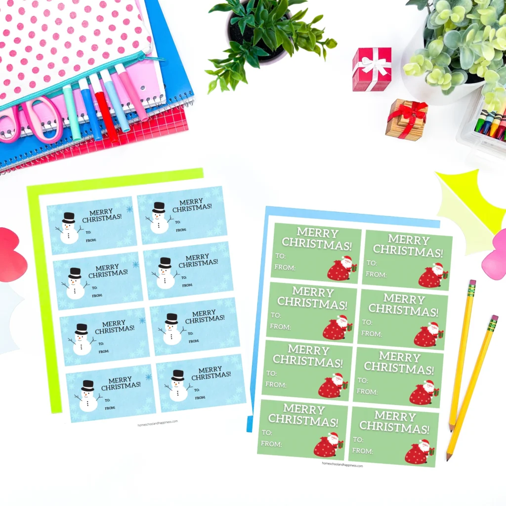 Free Printable Christmas Gift Tags