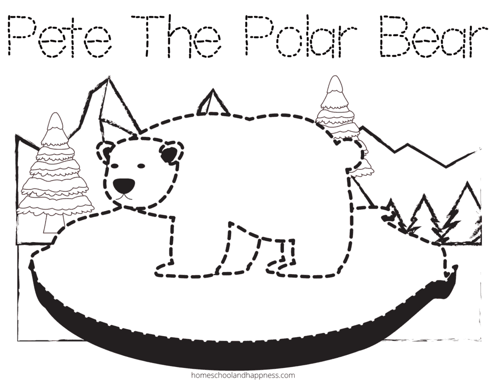 Printable Polar Bear Worksheets For Kids