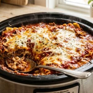 Slow Cooker Lasagna Featured Image