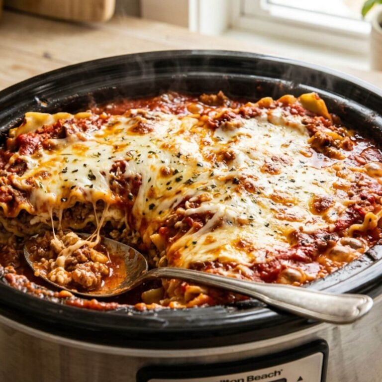 Slow Cooker Lasagna Featured Image
