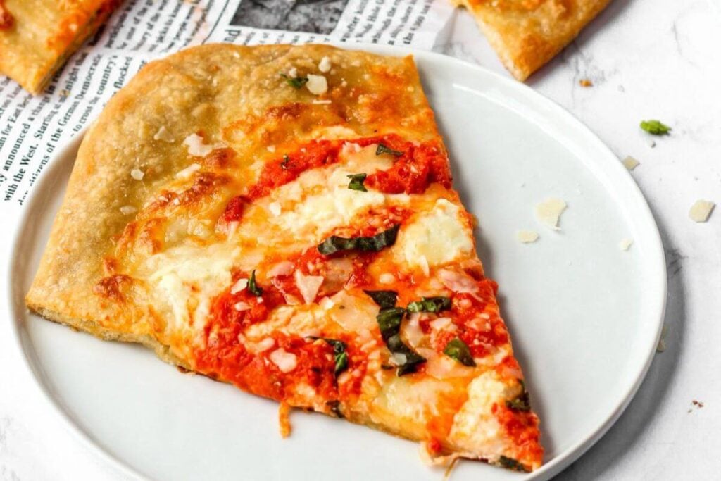 Roasted Red Pepper Pizza