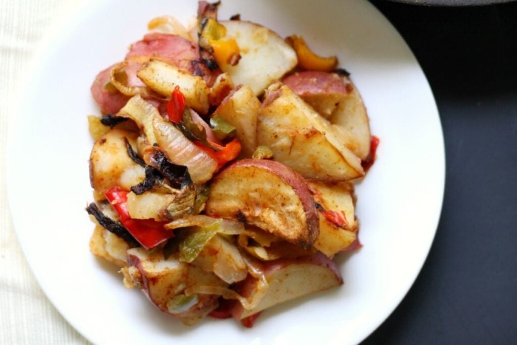 Roasted Skillet Breakfast Potatoes by Strength and Sunshine