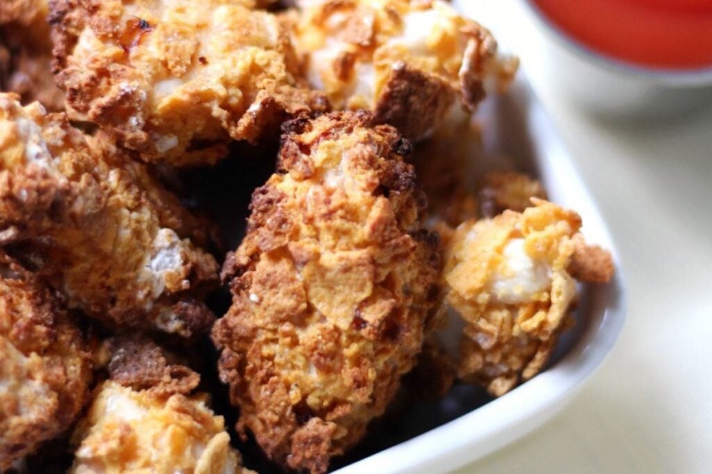Air Fryer Popcorn Chicken by Strength and Sunshine