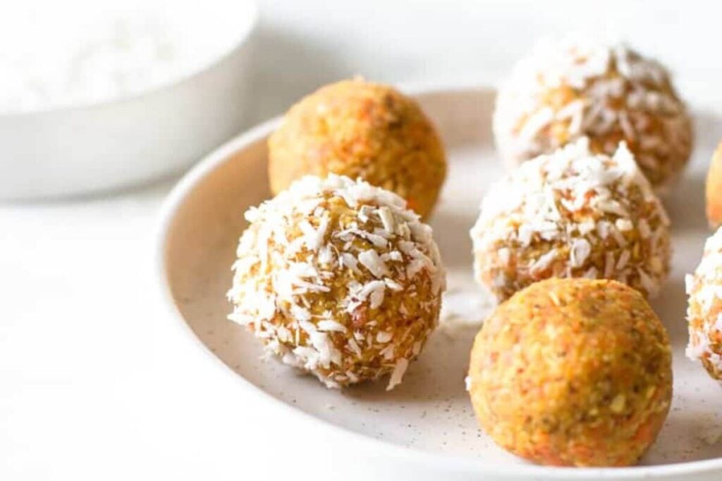 Moist Carrot Cake Energy Balls