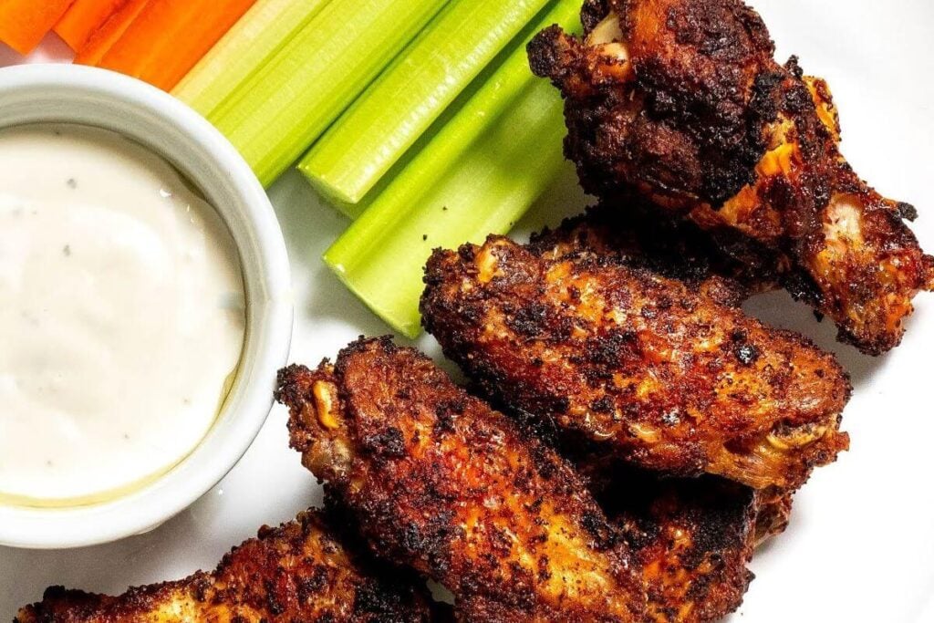 Spicy Dry Rub Chicken Wings by Dr Devinahs Eats