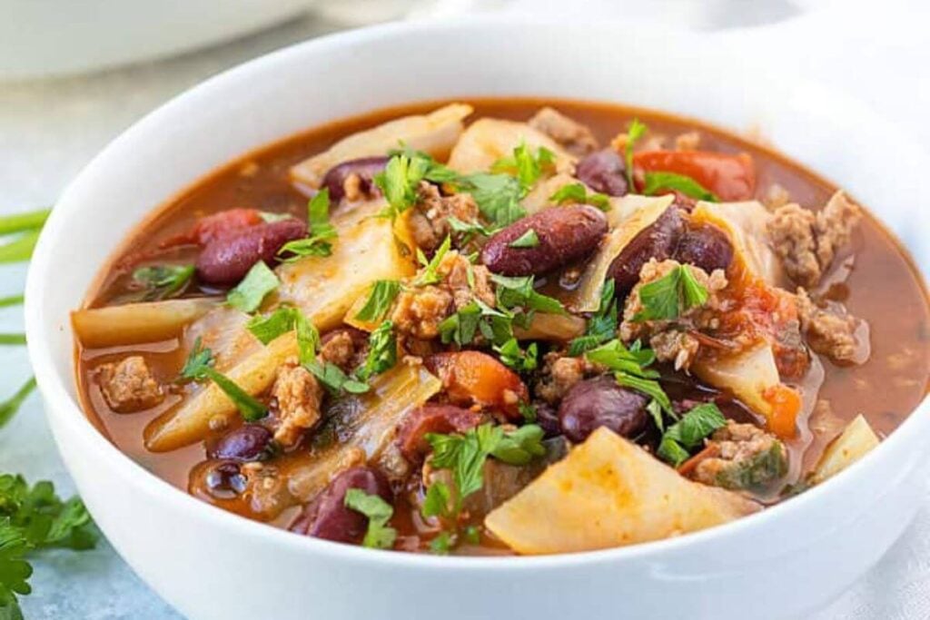 Turkey Cabbage Soup by The Blond Cook