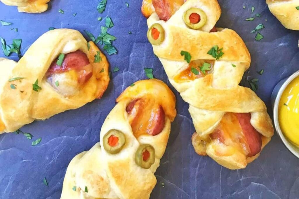 Cheesy Mummy Brats by My Casual Pantry