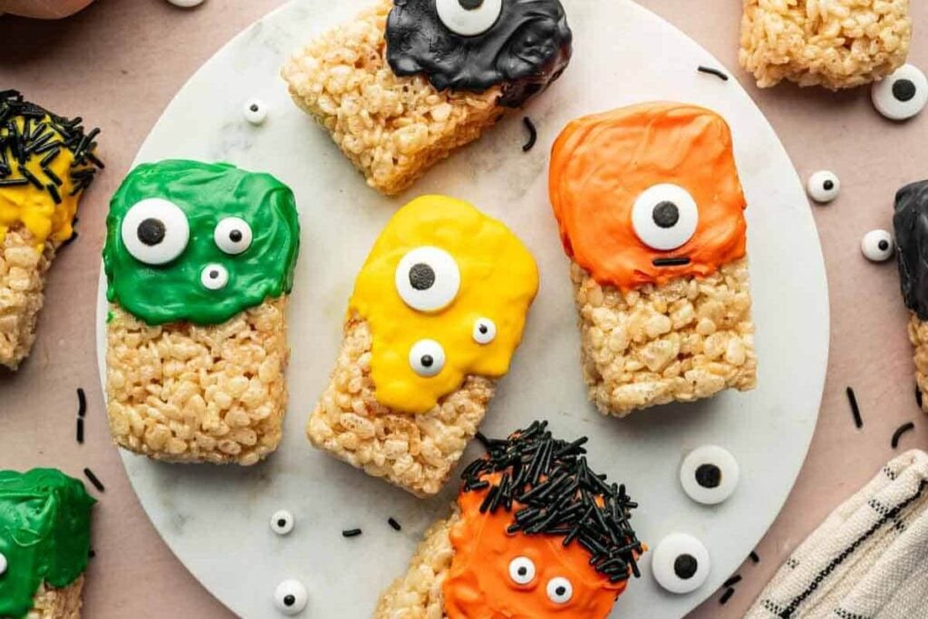 Halloween Rice Krispie Treats by Food Exit Recipes