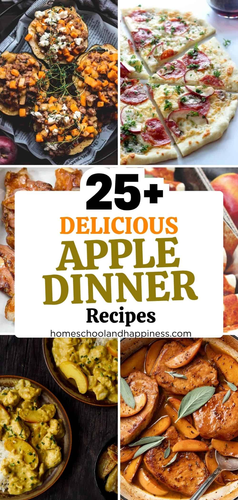 25+ Fall Dinner Recipes with Fresh Apples