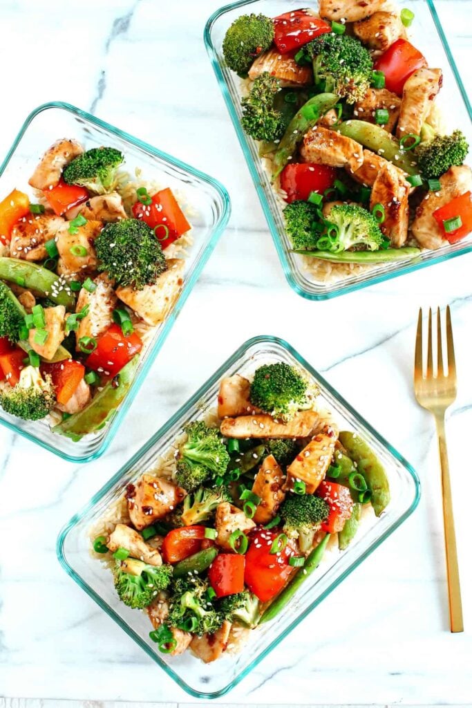 Sheet Pan Sesame Chicken and Veggies Eat Yourself Skinny