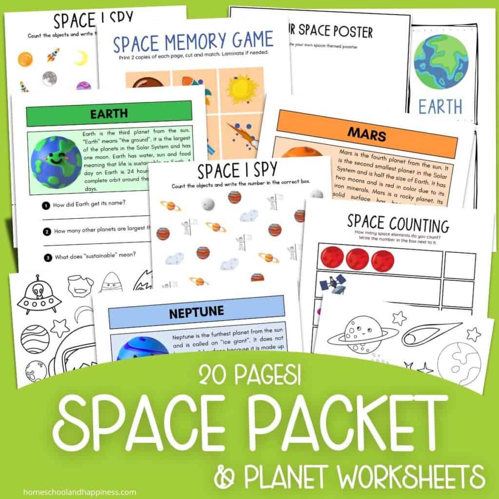 free printable paper solar system