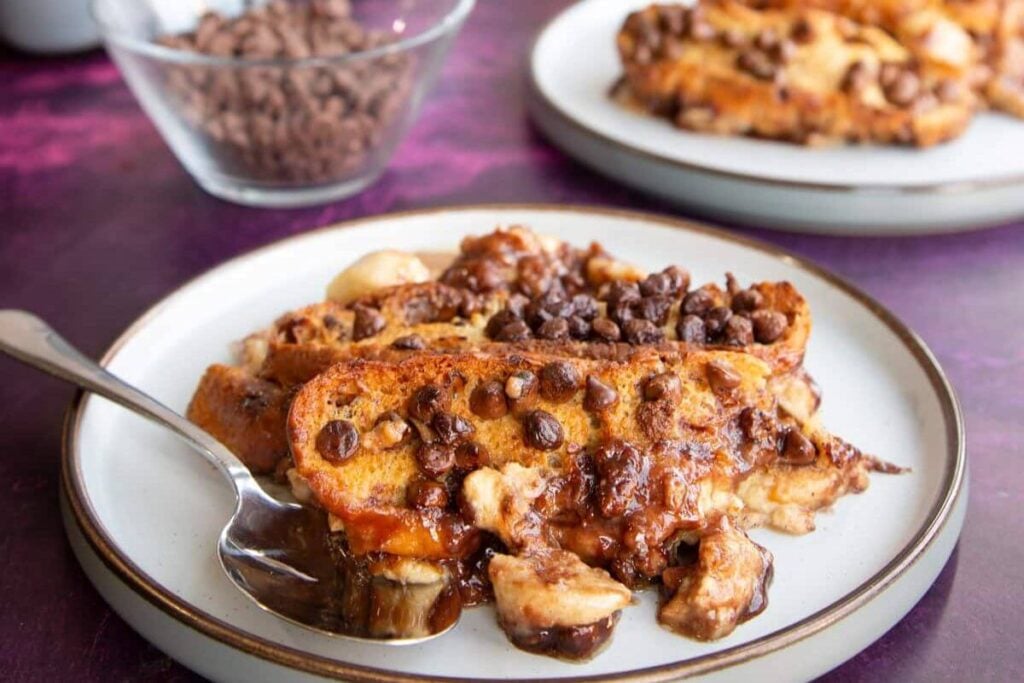 Chocolate Banana Bread Pudding by Emily Leary