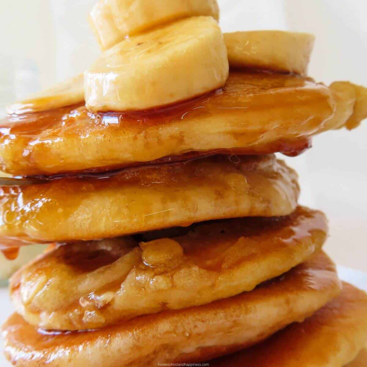 Easy Banana Pancakes Delicious Bisquick Banana Pancakes   Easy Banana Pancakes 