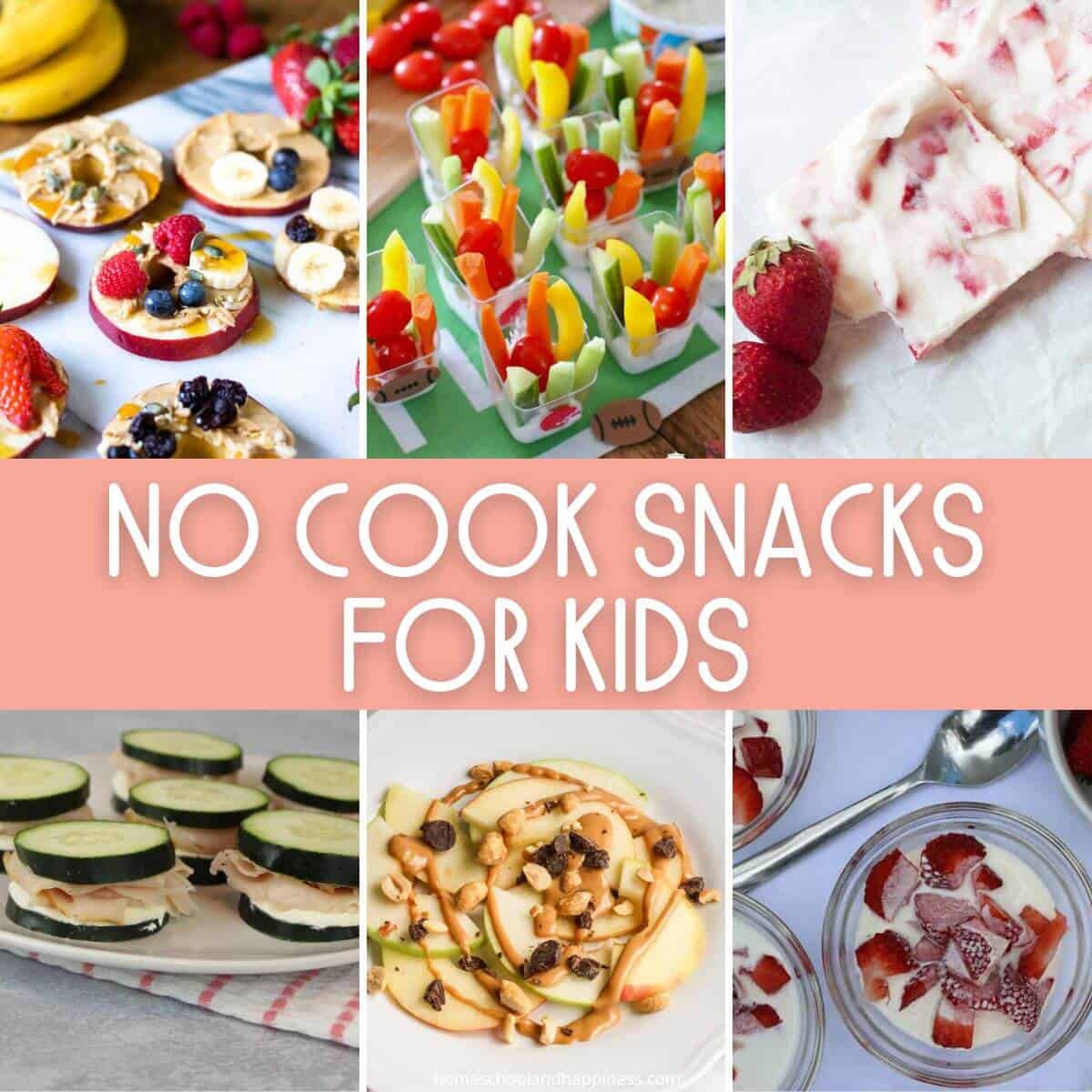 16 Easy No Cook Snacks for Kids