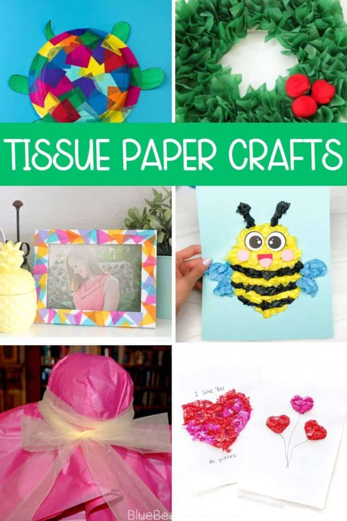 20+ Creative Tissue Paper Crafts - Tissue Paper Art Projects