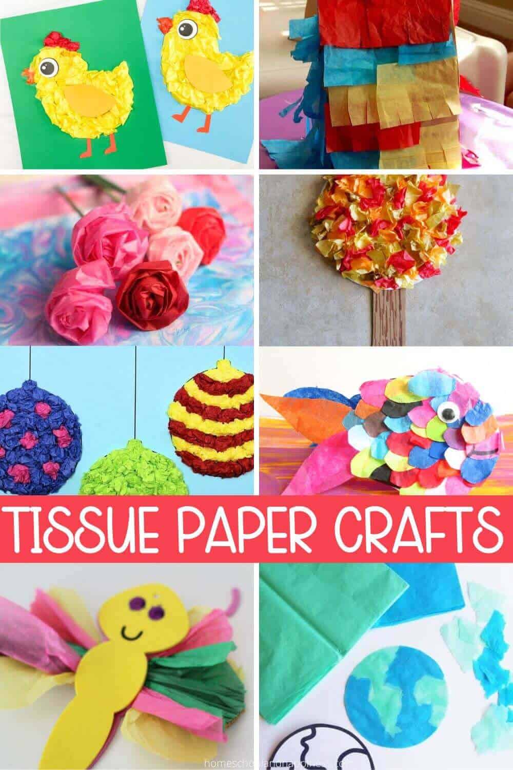 20+ Creative Tissue Paper Crafts Tissue Paper Art Projects