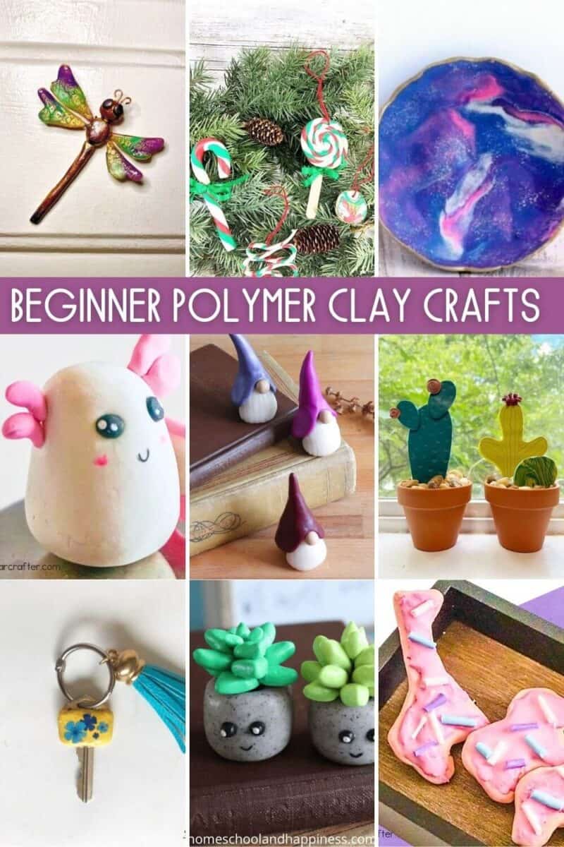 12+ Adorable Beginner Polymer Clay Crafts Anyone Can Make