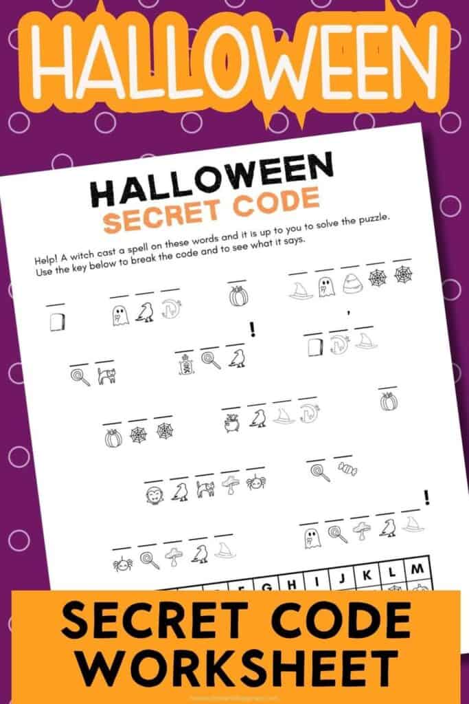 Halloween Secret Code Words Printable Set - JDaniel4s Mom