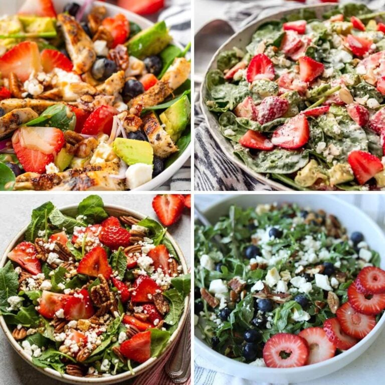Salads with Strawberries