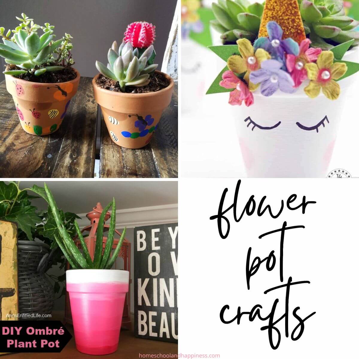28 Easy Flower Pot Crafts To Make This Summer