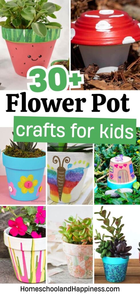30+ Easy Flower Pot Ideas for Kids and Gifts