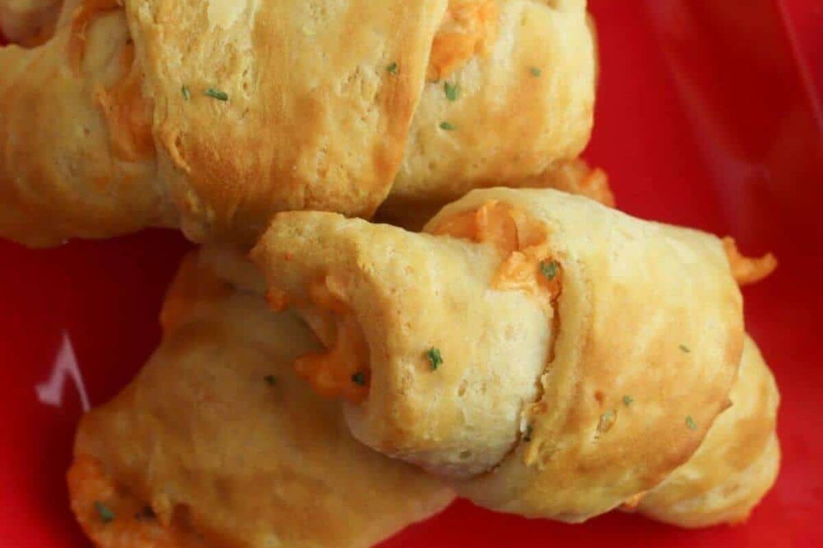 Buffalo Chicken Roll Ups with Ranch