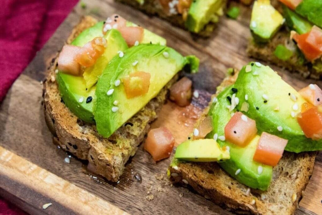 Avocado Tomato Toast by Homeschool and Happiness