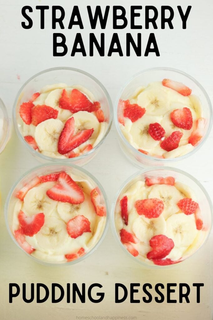 Mini Banana Pudding Strawberry Dessert