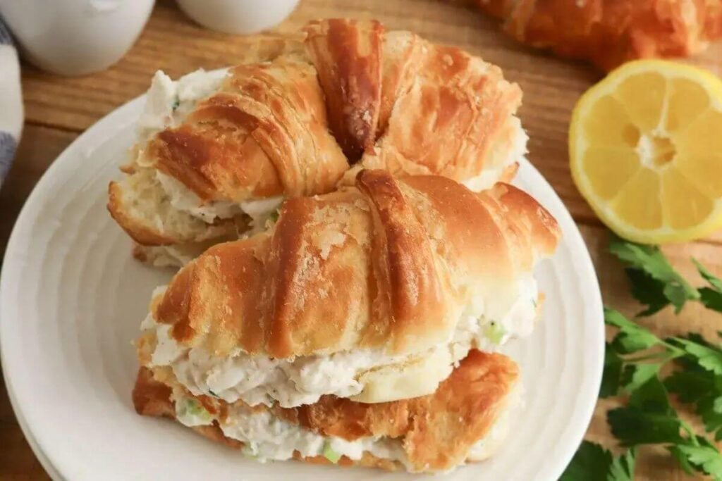 Simple Crab Salad Sandwiches by This Family Eats