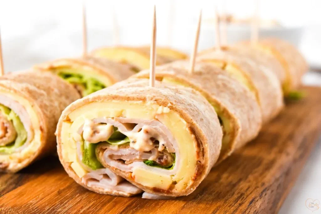 Spicy Turkey Pinwheels by This Family Eats