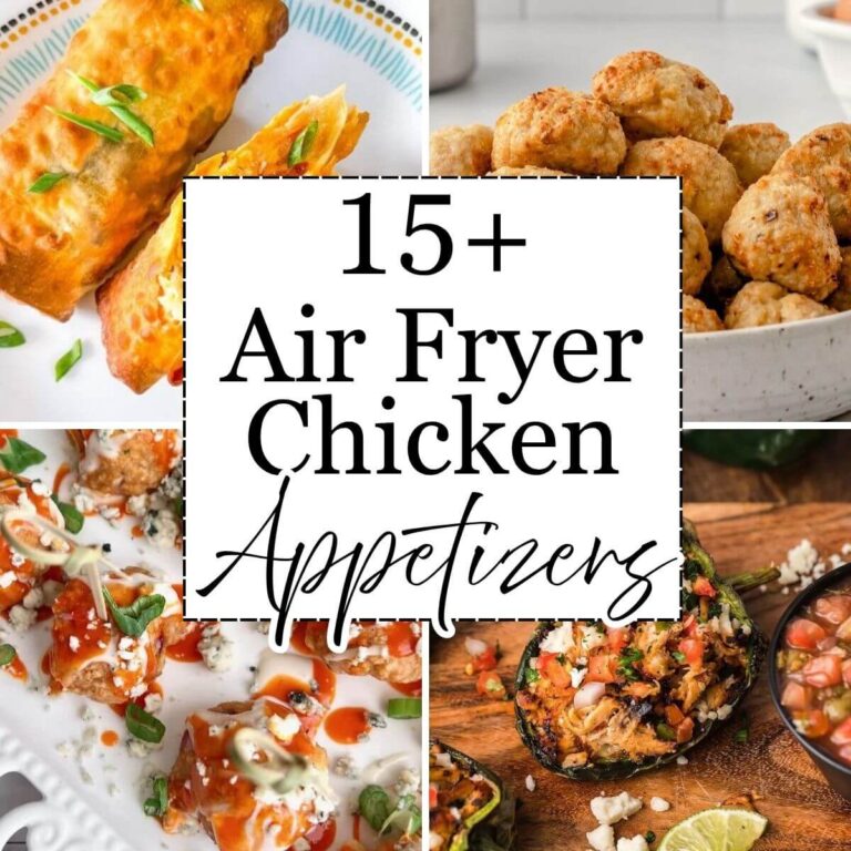 Chicken appetizers you can make in the air fryer.
