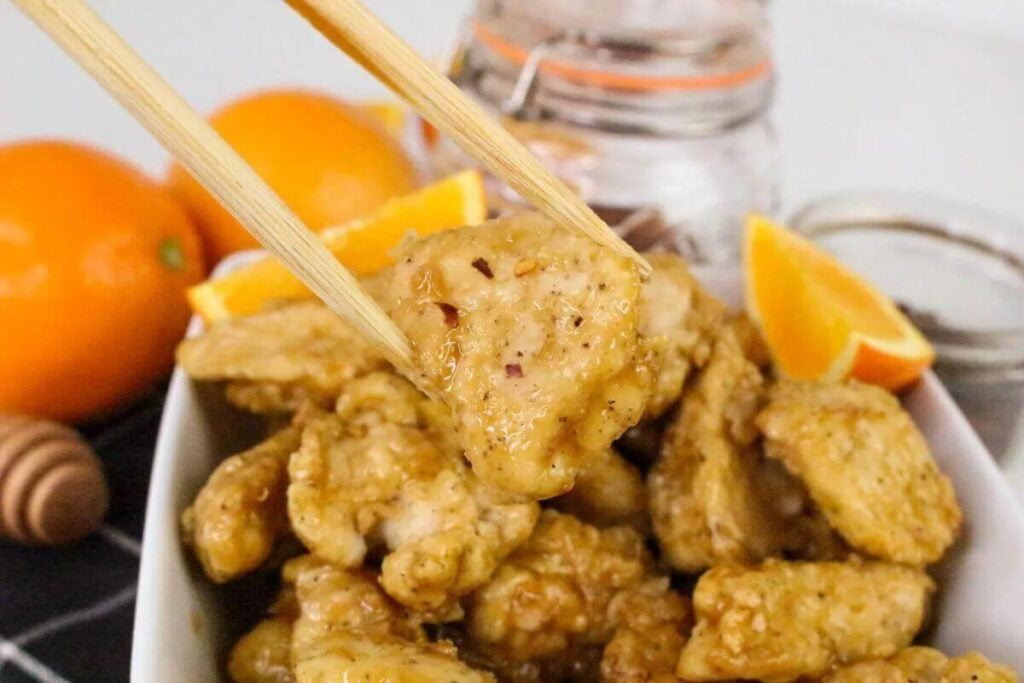 Air Fryer Orange Chicken by This Family Eats