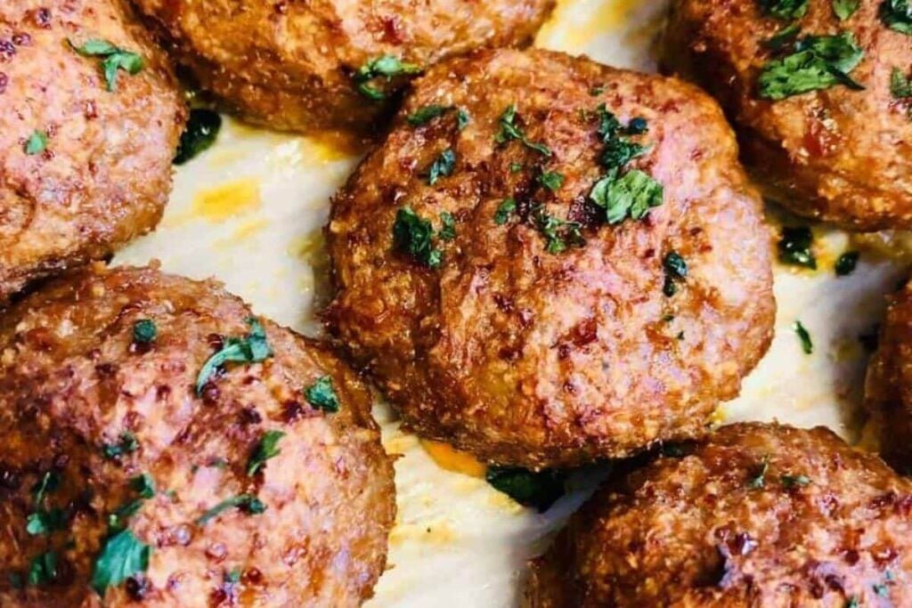 Baked Taco Stuffed Meatballs