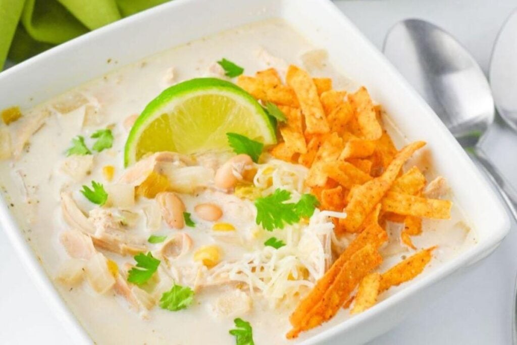 Crockpot White Chicken Chili by This Family Eats