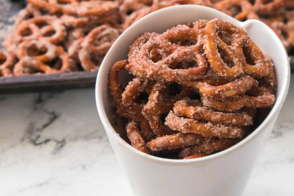 Simple Cinnamon Sugar Pretzels Twists