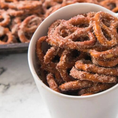 Simple Cinnamon Sugar Pretzels Twists