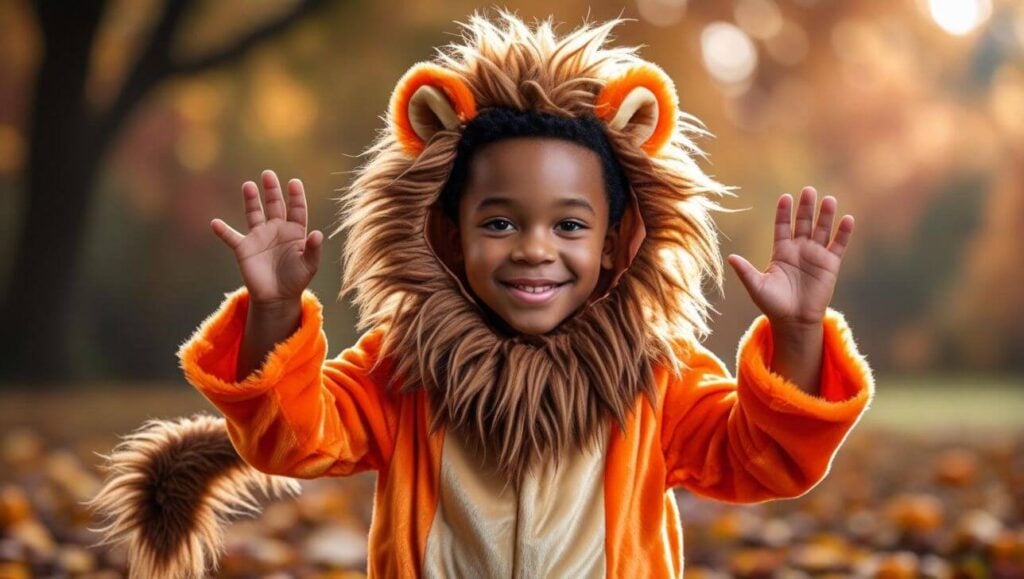 lions kids costume hh