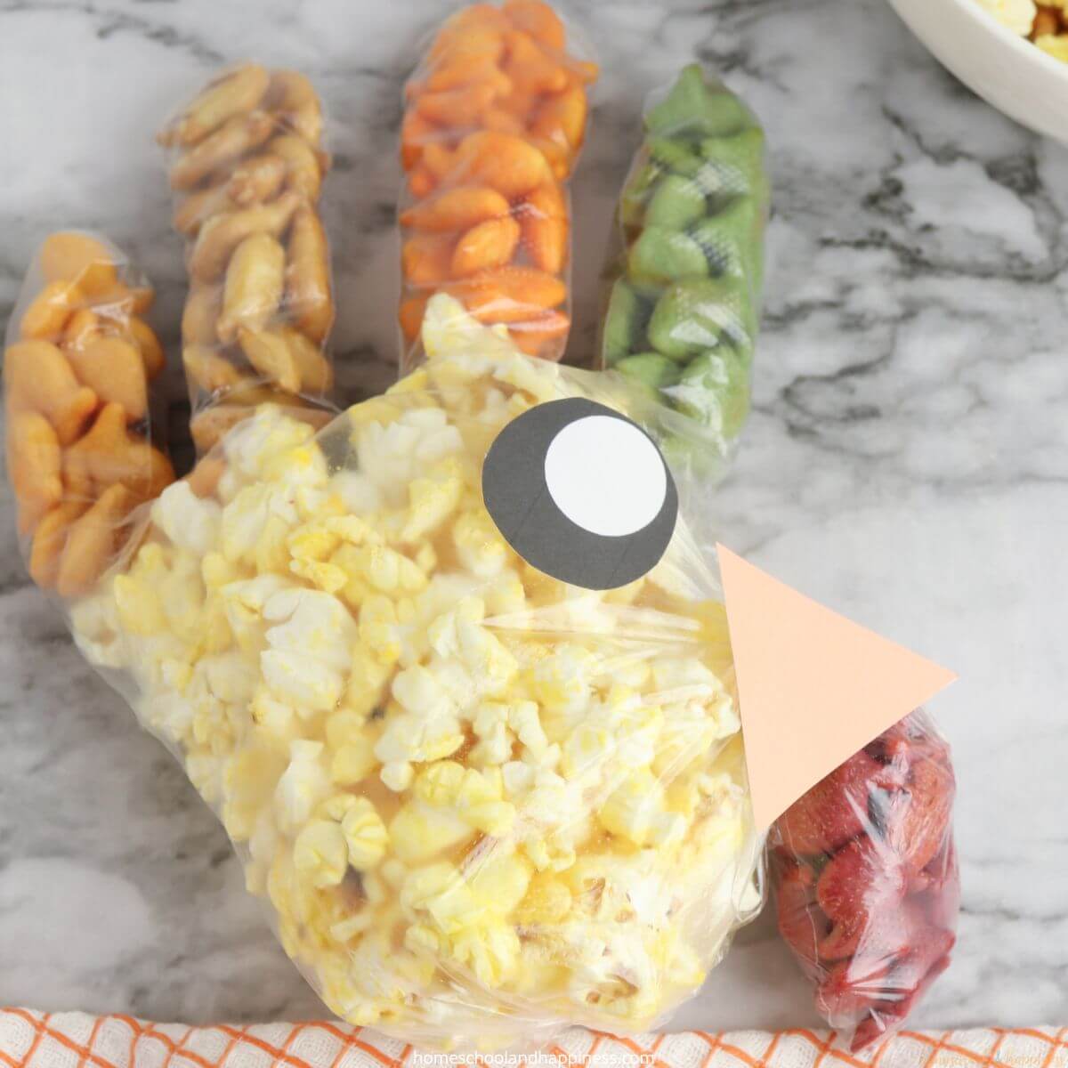 Creative Turkey Snack Bags