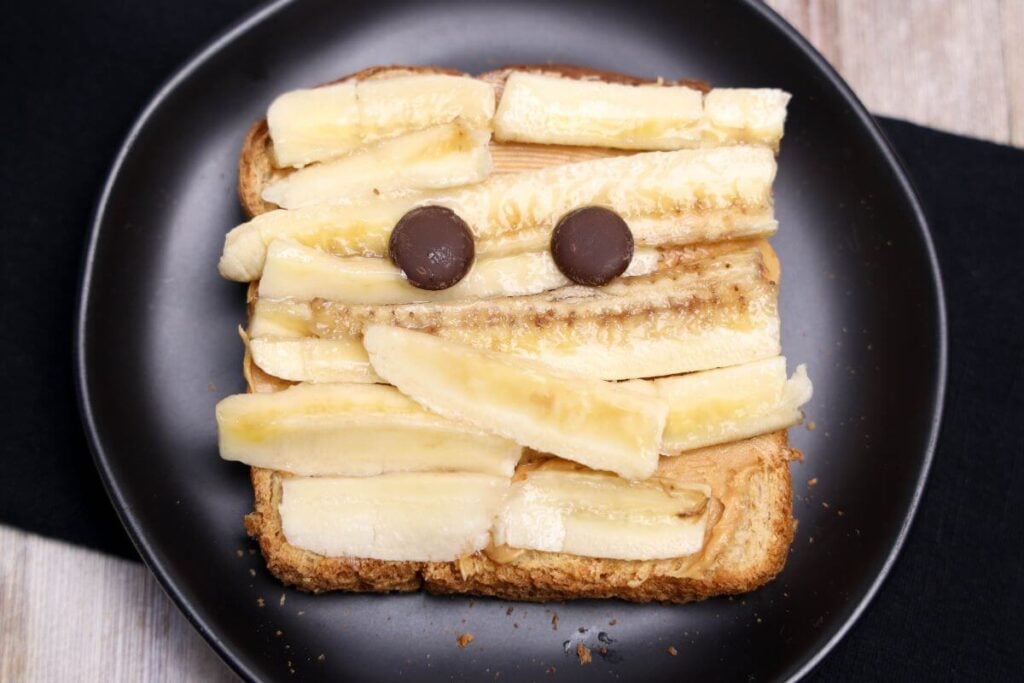 Halloween Mummy Toast