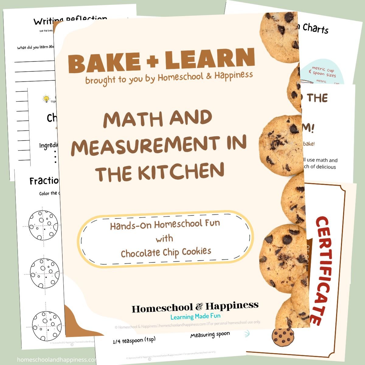 Bake and Learn Choc Chip Cookies Homeschool and Happiness