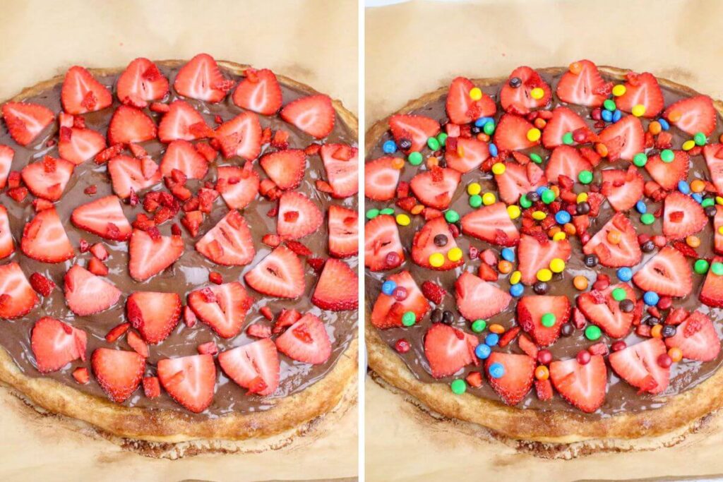 How to Make Nutella Dessert Pizza 2