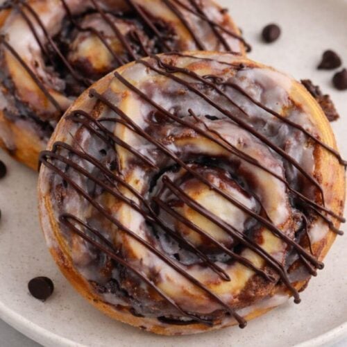 Breakfast Brownie Swirl Cinnamon Rolls