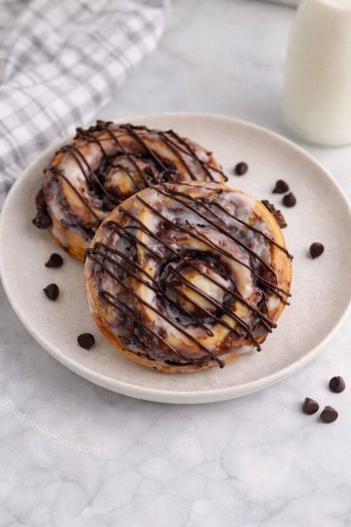 Easy Brownie Swirl Cinnamon Rolls