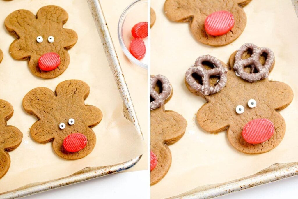 How to Make Gingerbread Reindeer Cookies