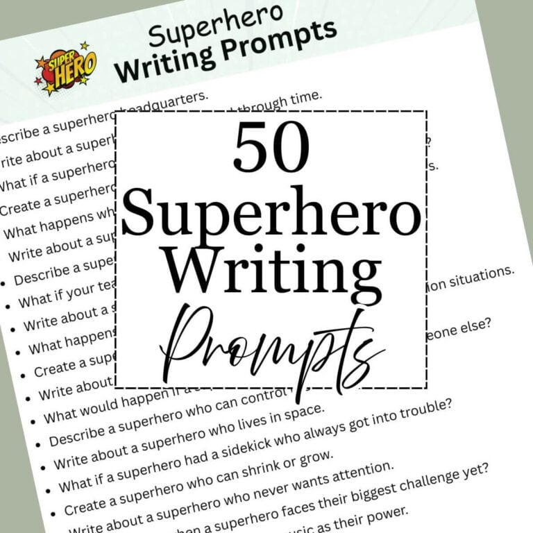 Superhero Writing Prompts