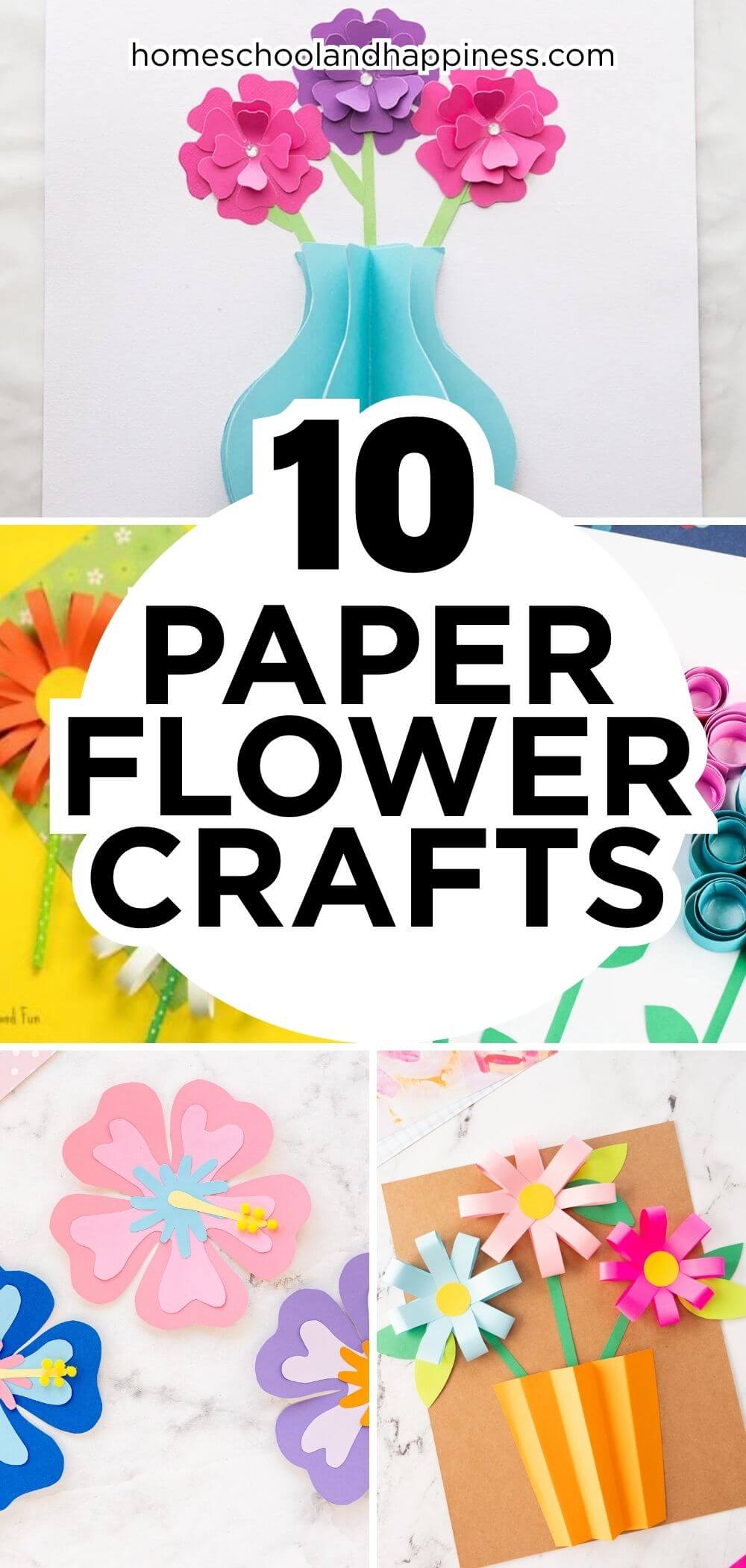 Easy Paper Flower Crafts for Kids