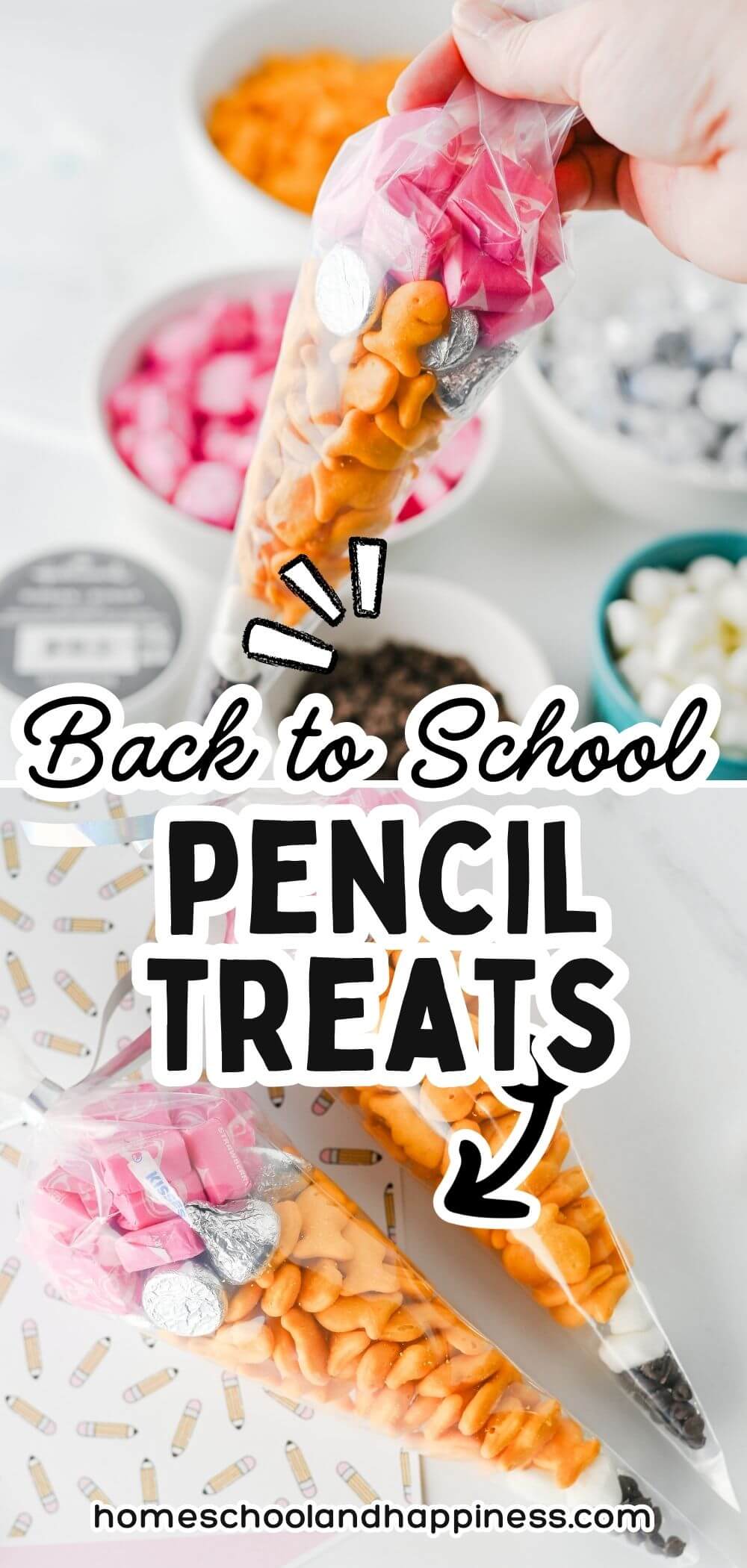 Pencil Treat Bags for Back to School