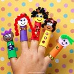 Superhero Finger Puppets
